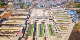 城市高楼俯视