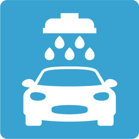 汽车图标 洗车图标