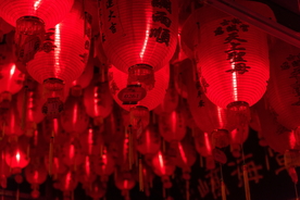 灯笼彩灯图片