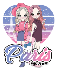 时尚人物女孩插画