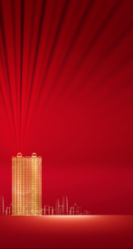 地产开盘 地产认筹 地产红色背