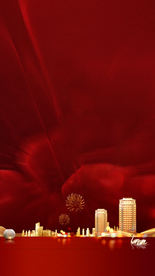 地产开盘 地产认筹 地产红色背