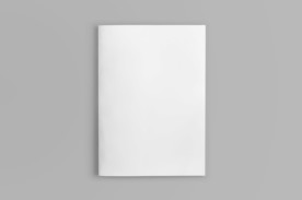 竖版书本封面效果图样机