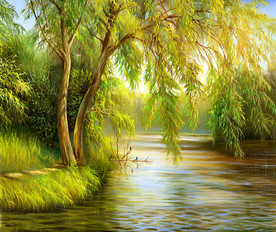 精美乡村风景油画欣赏