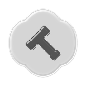 透明灰黑色劳动节塑料币