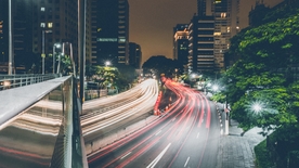 延时拍摄 道路