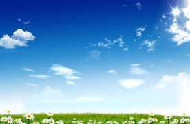 蓝天白云