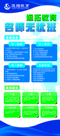 远拓教育易拉宝