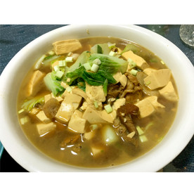 小白菜炖豆腐