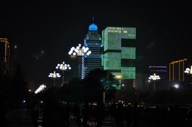 灯光夜色