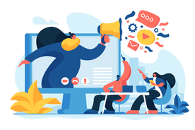 商务营销创意 人物插画设计