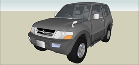 三菱帕杰罗车模型