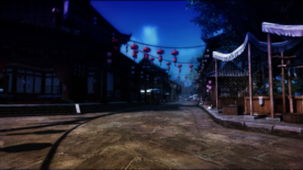 中国风大气插画场景