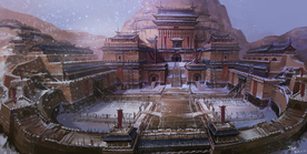 中国风大气插画场景