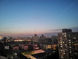 上海的傍晚