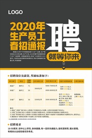招聘海报