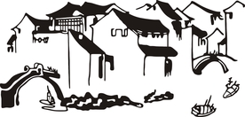 墙壁画雕刻文件