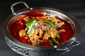 干锅香辣鱼杂