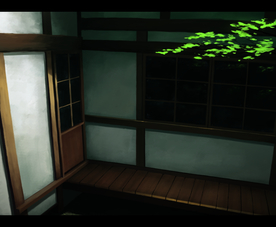 日式小清新街道风景插画