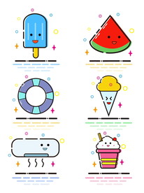 MBE夏日可爱小图标