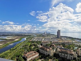海 天空 云 地平线