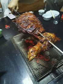 烤羊腿