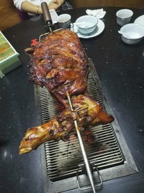 烤羊腿