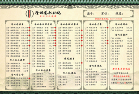 把把烧价目表