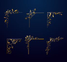 金色花纹