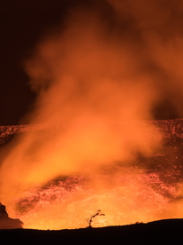 火山熔岩熔浆图片