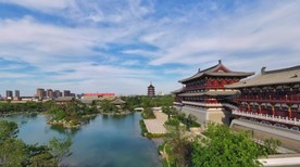 九洲池风光