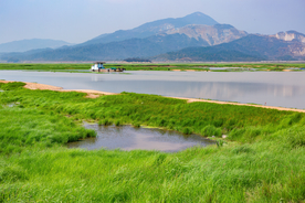 鄱阳湖  鞋山  湖  草地