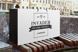 高档手提袋样机