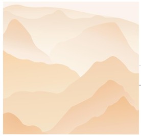 暖色意境山形背景