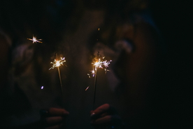 烟花棒烟火祝福图片