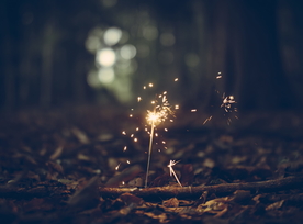 烟花棒烟火祝福图片