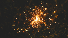 烟花棒烟火祝福图片