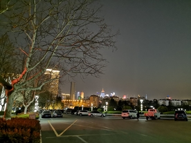 校园夜色美