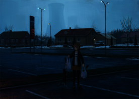 日本城市小清新插画