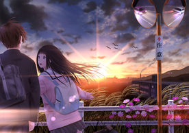 日本城市小清新插画