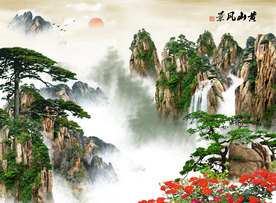 国画山水风景如画