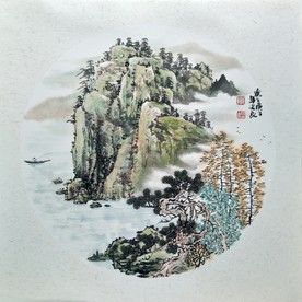 刘俊良国画山水画作品