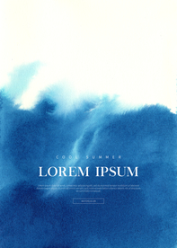 中式水彩晕染背景