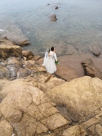 海边婚纱