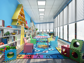 幼儿园场景素材