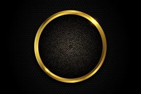 抽象条纹背景 黑金