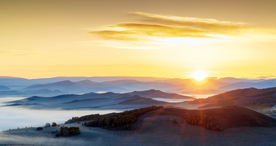 清晨山景
