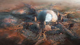 赛博朋克风未来科技插画