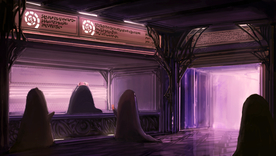 赛博朋克风未来科技插画