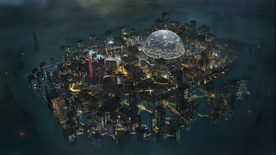 赛博朋克风未来科技插画